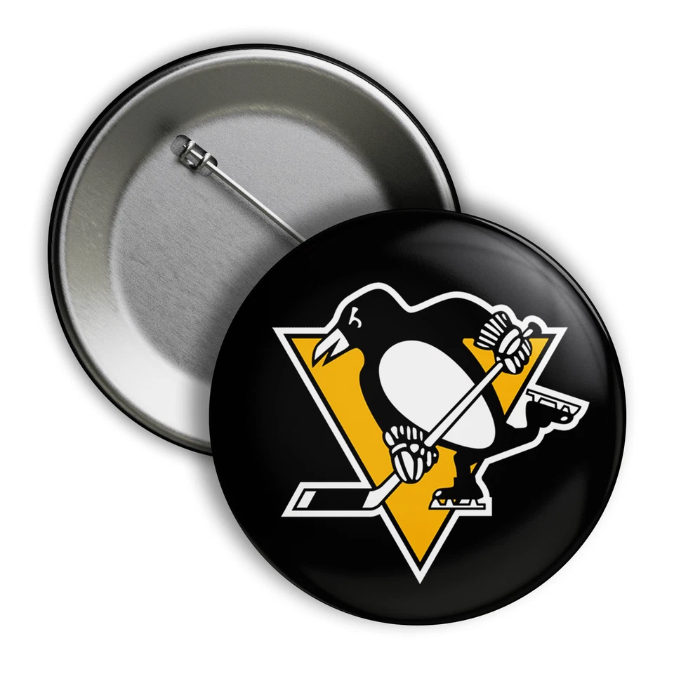 NHL Team Pin/Button CHOOSE TEAM - 2.25"-Fan-Gift-Backpack-Jacket-Flare-Hat-Cap - Image 1 of 1
