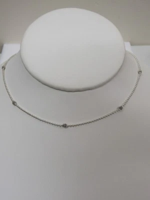 Collar de cadena de bola de caviar de plata esterlina de diseñador LAGOS Foto 1 de 4