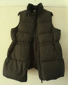 F&F Khaki Green Padded Thigh Length Sleeveless Jacket Coat Gilet Size 20(BNWT - Picture 1 of 9