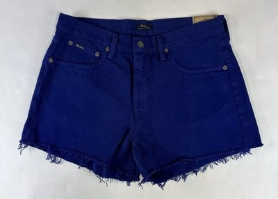 NWT Polo Ralph Lauren Womens Size 29 The Crosby Relaxed Denim Shorts Blue - Image 1 of 3