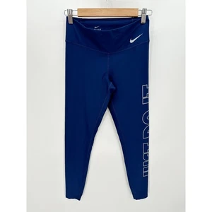 Calzas ajustadas Nike Dri-fit azules Power Victory Just Do it para mujer talla pequeña - Imagen 1 de 8