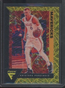 2020 Panini Flux Gold Velocity #38 Kristaps Porzingis 7/10 - Picture 1 of 2