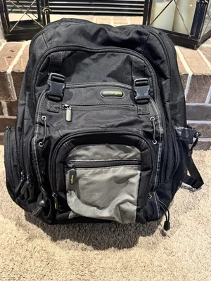 Targus - CityGear Commuter Backpack Laptop Case Black/Gray/Yellow - Image 1 of 4