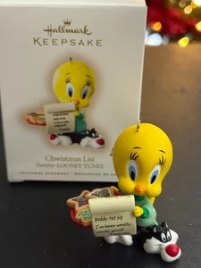 Hallmark Keepsake Ornament - Tweety-Looney Tunes "Chwistmas List" 2007 - NIB - Picture 1 of 6