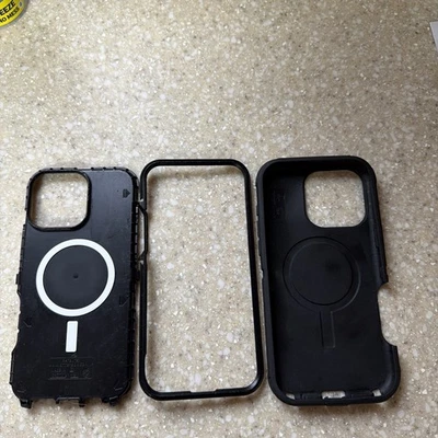 OtterBox Defender Series Pro Case for Apple iPhone 16 Pro Max MagSafe, Black - Image 1 of 4