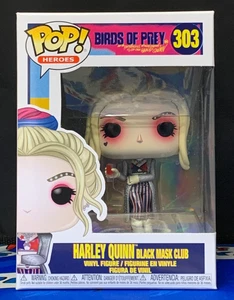 Funko Pop! Heroes - Birds of Prey - Harley Quinn Black Mask Club #303 - Picture 1 of 6