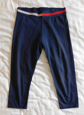 Tommy Hilfiger Sport Leggings Women's Large Blue Athletic Athleisure Stretch - Image 1 of 4