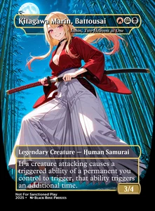 Kitagawa Marin, Battousai (Isshin, Two Heavens as One) - Magic The Gathering Anime Personalizado - Imagen 1 de 1