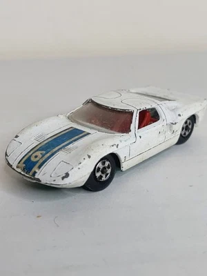 MATCHBOX 41 SUPERFAST FORD GT 40 BLACK BASE VINTAGE LESNEY ENGLAND GT40 LE MANS — 第 1/4 张图片