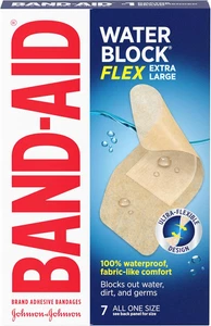Brand Water Block Flex 100% Waterproof Adhesive Bandages for First-Aid Wound - Bild 1 von 12