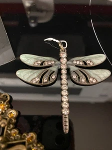 3 Hilde und Jo Anhänger Onyx und Perle, Strass Kreuz, schöne Libelle - Bild 1 von 3