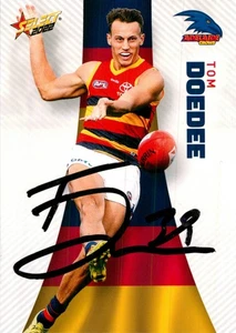 Signed 2022 Adelaide Crows AFL Select Footy Stars Card - Toe Doedee - Picture 1 of 3