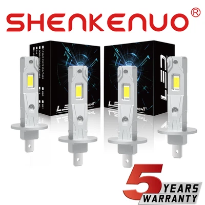 For Jaguar X-Type 2002-2008 4x H1 LED Headlight Combo High & Low Beam Bulbs Kit - Image 1 of 4