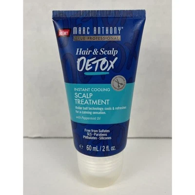 Tratamiento desintoxicación del cuero cabelludo Marc Anthony enfriamiento instantáneo menta 2 fl oz Foto 1 de 4