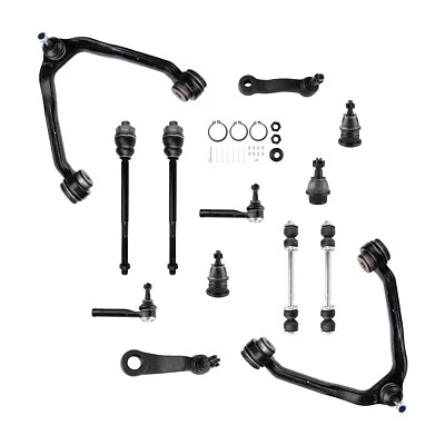 Kit de suspensão dianteira 13 peças para Chevrolet Tahoe 2001 2002 2003 2004 2005 2006 - Imagem 1 de 4