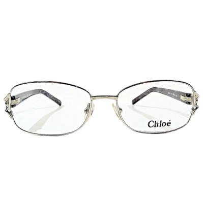 New CHLOE Women's Eyeglasses CE2117 712 Light Gold Burgundy Frame 54-16-130 - Image 1 of 4