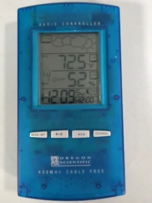 Controlador de radio termohigrópico remoto sin cable Oregon Scientific BAR112HGA Foto 1 de 2