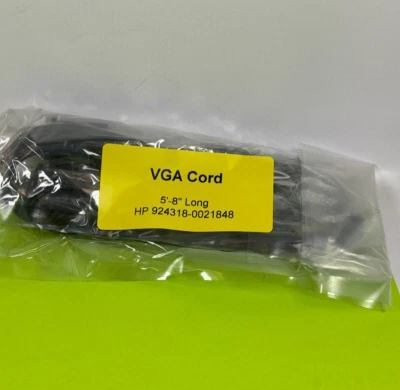 VGA Cable 5'-8" Long HP 924318-0021848 Fast Ship - Image 1 of 4