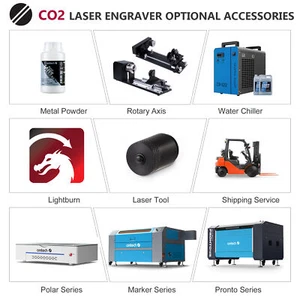 OMTech 40W -130W CO2 Laser Engraver Cutter Optional Chiller Rotary Lightburn - Picture 1 of 111