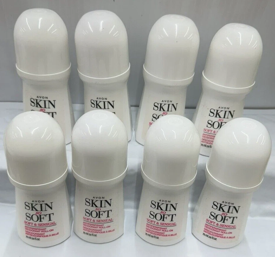 8- AVON SKIN SO SOFT &SENSUAL ANTIPERSPIRANT DEODORANT ROLLON2.6 FLOZ - Image 1 of 1