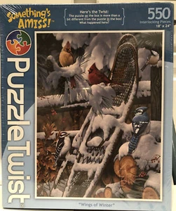 Neu 550 Teile Puzzle Twist Something Amiss Flügel des Winters - Bild 1 von 6