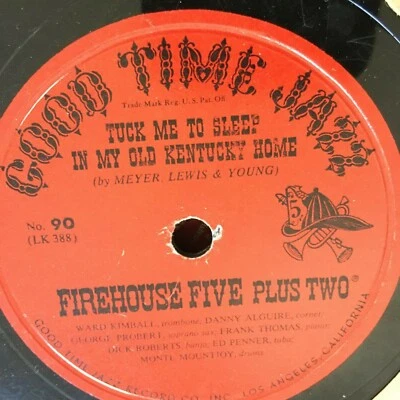Firehouse Five Plus Two Good Time Jazz Alabama Jubilee/Tuck me to sleep Kentucky Foto 1 de 2