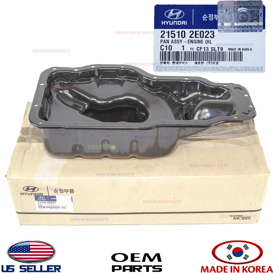 正品 2.0L 发动机油盘 ⭐OEM⭐ 起亚 Soul Seltos Optima Forte 2016-2024 — 第 1/1 张图片