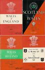 1957 Wales Five Nations Programmes V England Ireland Scotland + International Xv