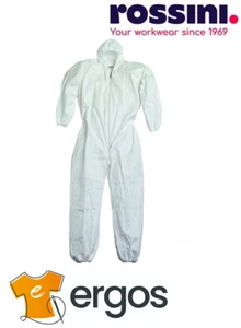 ROSSINI Tuta Protettiva in Polipropilene Con Cappuccio Zip Elastico Tg XXL RR400 - Imagen 1 de 4