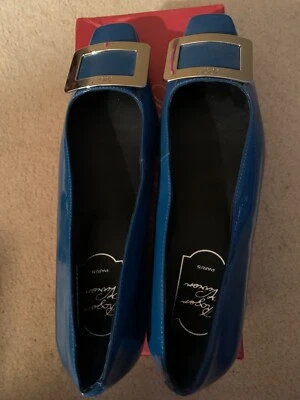 BN Roger Vivier Gommettine Ballerinas - blue  size 39 - Image 1 of 4