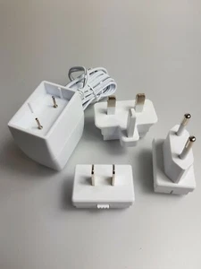 9V DC 350mA 2.5mm JACK SWITCHED MODE ADAPTOR PSU UK EURO USA TRAVEL 100-240V - Picture 1 of 8