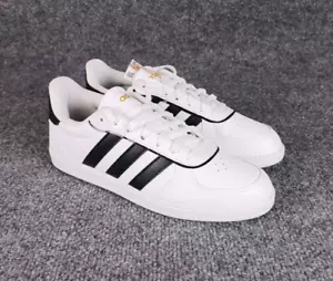 Adidas Breaknet Sleek Women's Size 7.5 Sneaker White Black Casual Shoes IH5426 - Picture 1 of 8