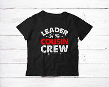 Vintage Leader Of The Cousin Crew Funny Family Cousins Family Group Youth Shirt
