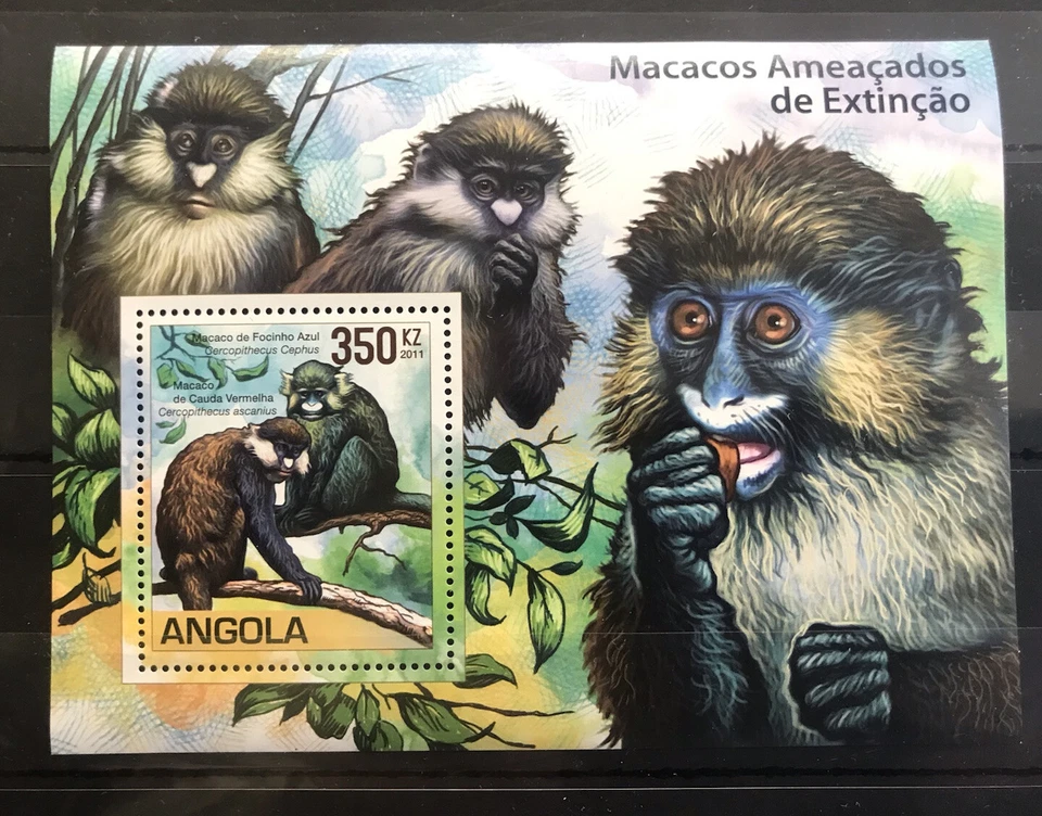 Angola - WWF / Animals / Fauna on stamps Perf. MNH** Alb.9 - Image 1 of 1