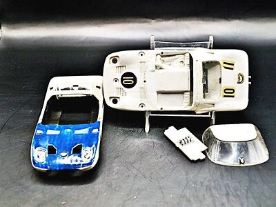 Carro de colección Stombecker 1/32 Slot Car 2 Ford GTs carrocería solo para restauración Foto 1 de 2