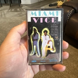 MIAMI VICE - MUSIC FROM THE TELEVISION SERIES VINTAGE CASSETTE 1985 TESTED MCA - Picture 1 of 3