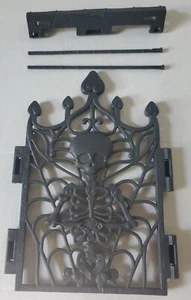 Monster High Deadluxe School Replacement Black Skeleton Gate w Pins & Hinge A13 - Picture 1 of 4