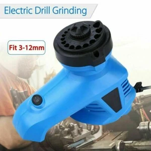 Electric Drill Bit Sharpener Drill Grinder Machine Power Tools Twist Drill Drive - Imagen 1 de 12