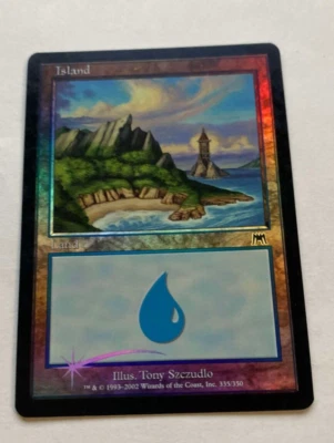 Island (335) - Onslaught - 335 - Near Mint - FOIL - Image 1 of 2