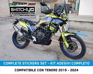 Kit adesivi Grafiche per YAMAHA TENERE 700 2019 - 2024 -compatibili - CRYSTAL - Bild 1 von 7