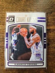 2016-17 Donruss Optic Court Kings Kings Basketball Card #13 DeMarcus Cousins