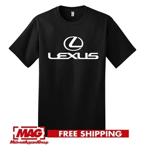 CAMISETA NEGRA LEXUS Logotipo IS F Sport Automotive Jdm Camiseta Motor NX RC LC - Imagen 1 de 3