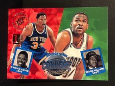 PATRICK EWING REGGIE WILLIAMS 1994-95 Stadium Club 1st DAY ISSUE Parallel #100 