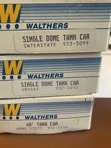 Lotto di tre carri armati Walthers scala HO Interstatali, AROGAS E ADMX - Foto 1 di 6