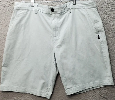 Pantalones Cortos Chinos O'Neill Para Hombre Talla 40 Azul Calce Estándar Informales Tiro Medio Frente Plano Foto 1 de 4