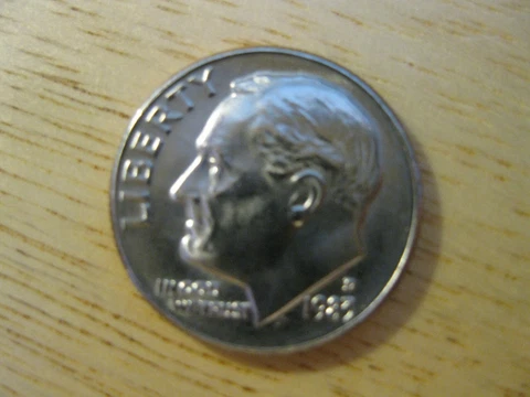 1983 D Roosevelt Dime Gem BU! Cover