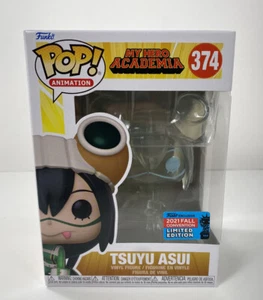 FUNKO POP! My Hero Academia Tsuyu Asui #374 NYCC 2021 Shared Sticker In Hand !! - Picture 1 of 5