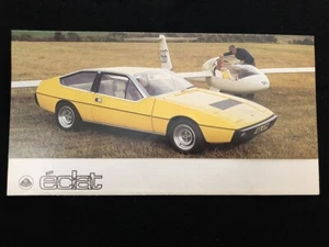 Folleto de ventas desplegable Lotus Eclat mercado del Reino Unido - Imagen 1 de 4