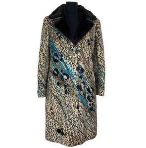 YUKO HAND MADE VIP TEXTILE RUSSIAN ORIGINAL STYLE BOHO COAT. SIZE MEDIUM / 48 - Picture 1 of 6