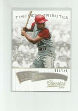 2014 CLASSICS TIMELESS TRIBUTES SILVER #136 TONY PEREZ  061/149  B61A